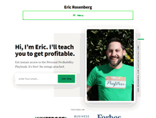 Tablet Screenshot of ericrosenberg.com